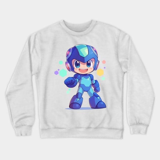 megaman Crewneck Sweatshirt by piratesnow